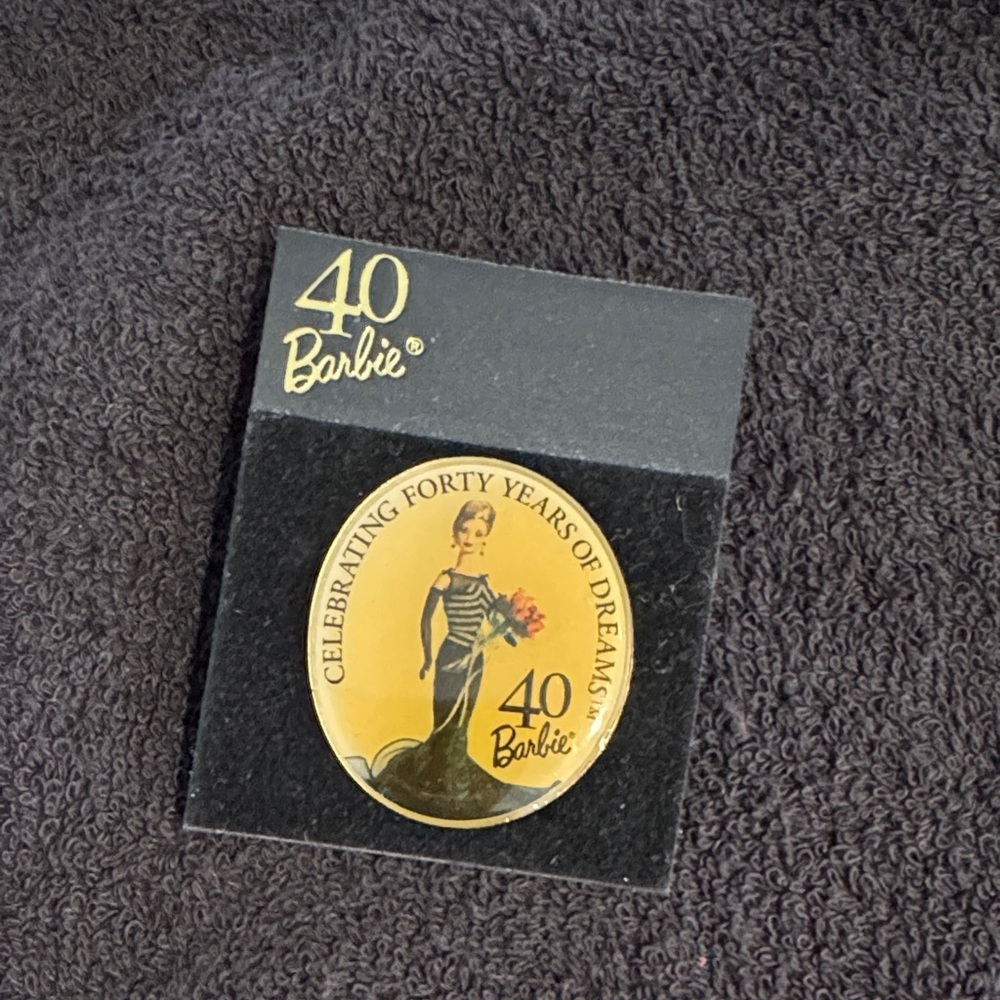 Celebrating Forty Years of Dreams Barbie Pin